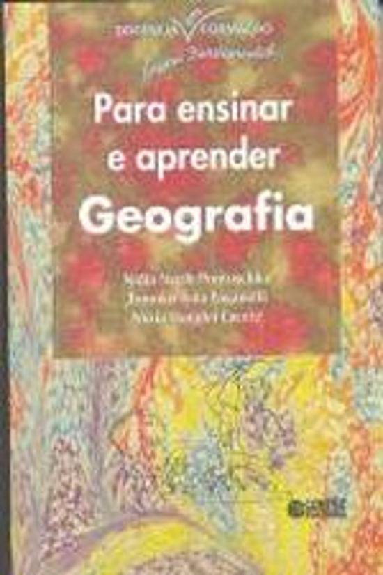 PARA ENSINAR E APRENDER GEOGRAFIA