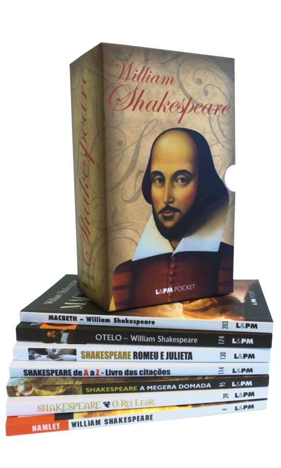 CAIXA ESPECIAL WILLIAM SHAKESPEARE - OBRAS ESCOLHI