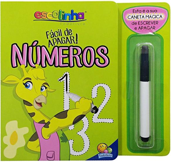 ESCOLINHA TODOLIVRO - FACIL DE APAGAR - NUMEROS