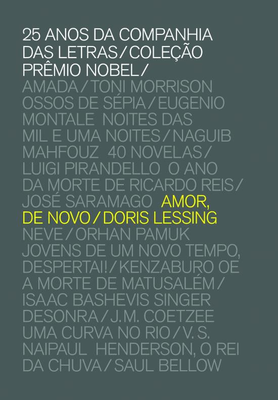 PREMIO NOBEL - AMOR, DE NOVO