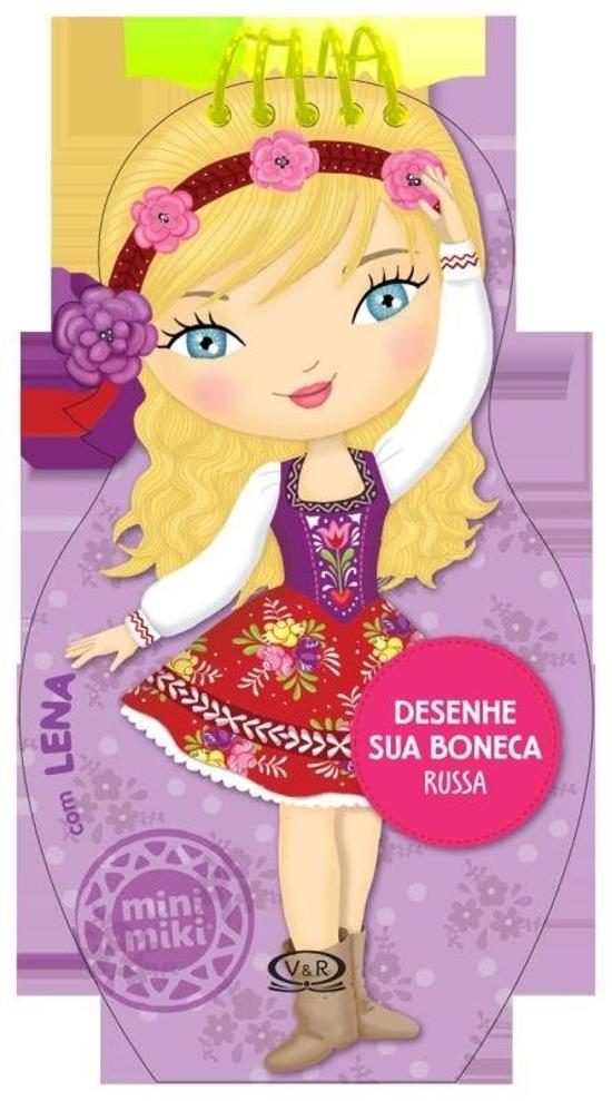 DESENHE SUA BONECA RUSSA