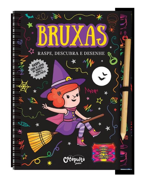 BRUXAS - RASPE, DESCUBRA E DESENHE