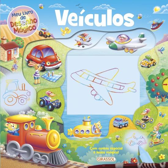 MEU LIVRO DE DESENHO MAGICO - VEICULOS