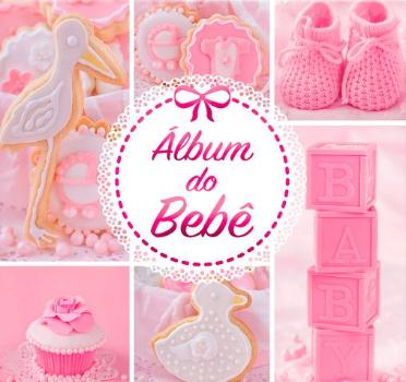 ALBUM DO BEBE - ROSA