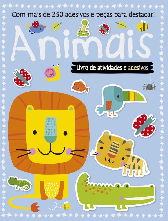 LIVRO DE ATIVIDADES E ADESIVOS - ANIMAIS
