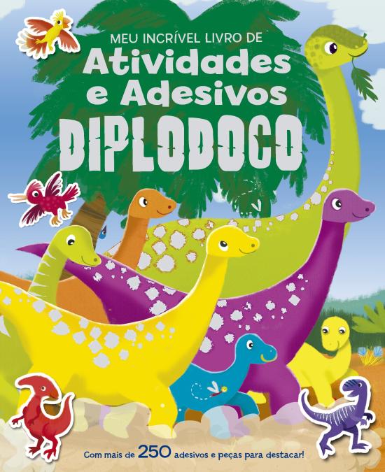 ATIVIDADES E ADESIVOS - DIPLODOCO