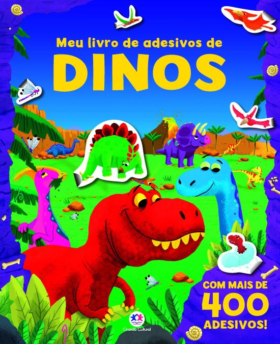 MEU LIVRO DE ADESIVOS DE DINOS