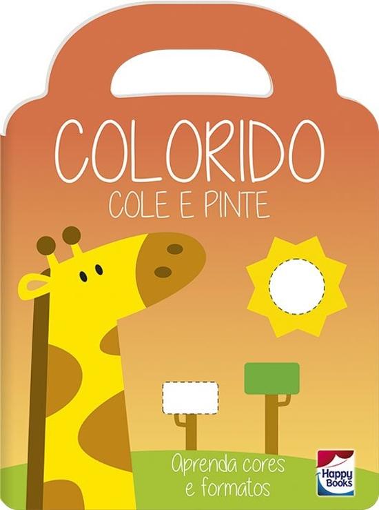 COLORIDO - COLE E PINTE - ALARANJADO
