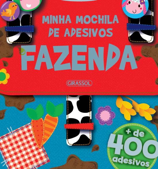 MINHA MOCHILA DE ADESIVOS - FAZENDA