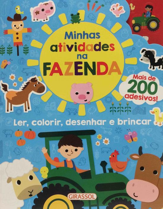 MINHAS ATIVIDADES NA FAZENDA - LER, COLORIR, DESEN